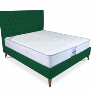 lit capitonné en vert en Tunisie