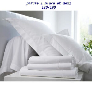 parure de lit 1 place et demi 120x190
