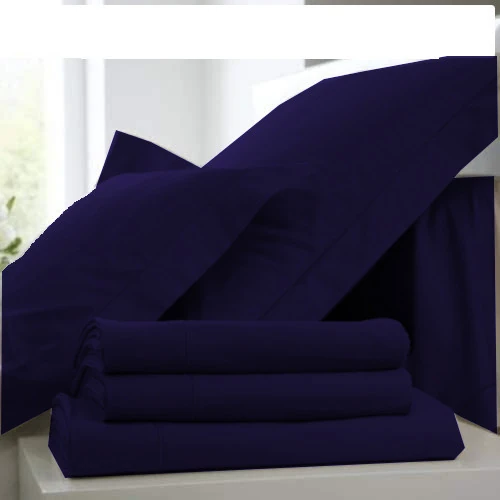 Parure de lit 2 places bleue nuit